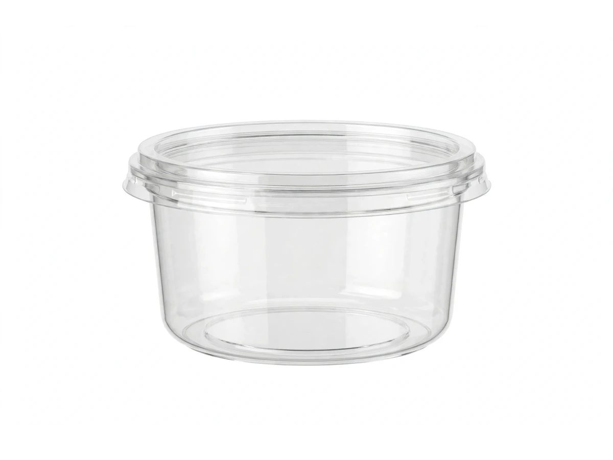 Clear 150ml Container plastic available from Rehbar Packages in Lahore